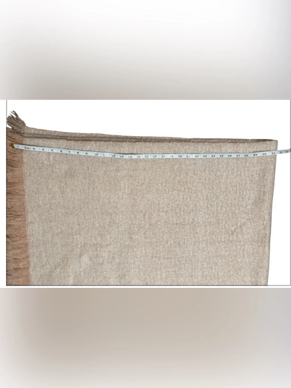 Threshold Blush Pink Knit Throw 126 x 50 Inches